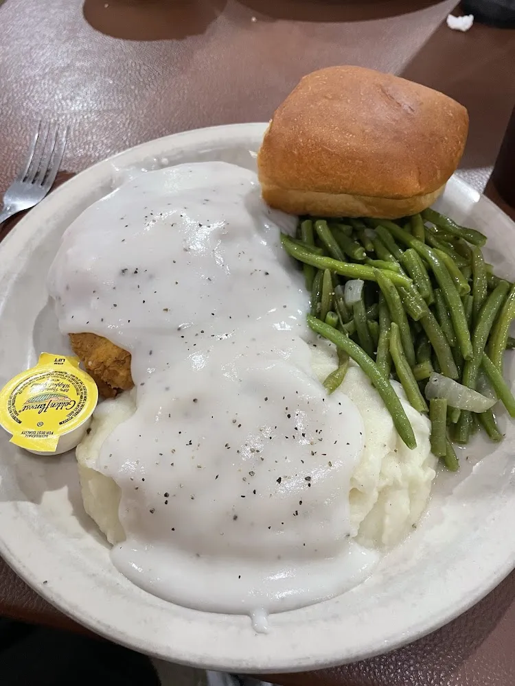 Chicken Fried Steak and Mashed Potatoes with Gravy